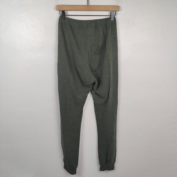 Wulfka Organic Cotton Pants‎ Womens Small Green Heather Made in Chicago - Picture 4 of 7
